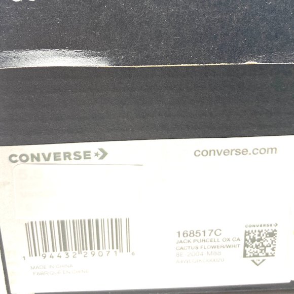 BLACK FRIDAY 🔥 Converse JACK PURCEL OX flower Canvas Sneakers Women's 168517C - Picture 10 of 10